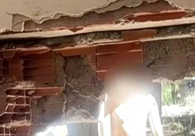 Exploring an Abandoned Building, 2 Amateur Boys Remove Their Clothes and One Starts to Bust a Nut
