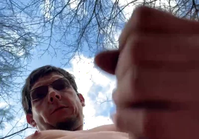 Masturbating
