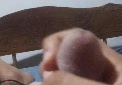 Man Lying Down Masturbates While His Neighbor Is Softening with His Wife