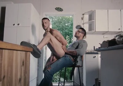 Rookie Cop Meets His Match In Roughed-up Captive - Ryan Bones And Shane Jackson