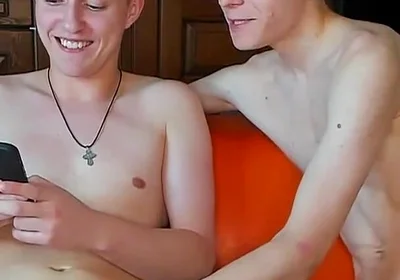 Watching Straight Porn on Alex's Phone!