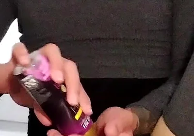 Transgender Alex Fucks Her Dildo