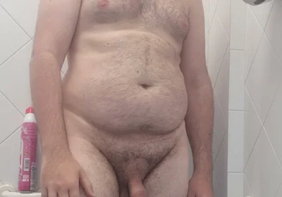 All Naked in Bathroom