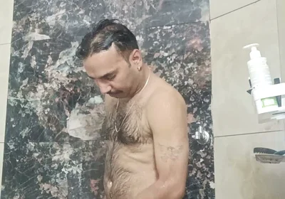 Indian Desi Man Sex and Show Shower Shoe and Masterbation