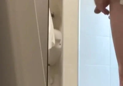 Helping Hand in Public Toilets - Almost Caught