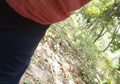 A Asian Boy in Forest Handjob Foking