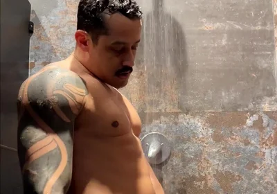 Gym Shower Cumshot
