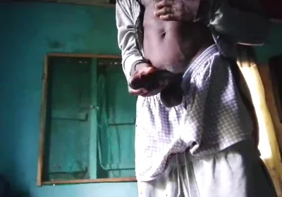 Wanking off Till Cum My Big Black Dick