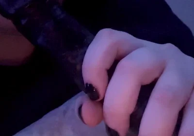 Sucking My Dildo Getting It Nice and Wet