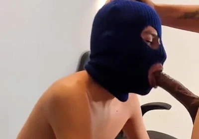 Submissive Colombian Twink Deepthroats Neighbor's Thick Cock