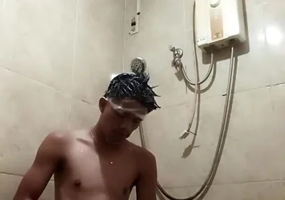 Another Shower Jerking off with Cumshot