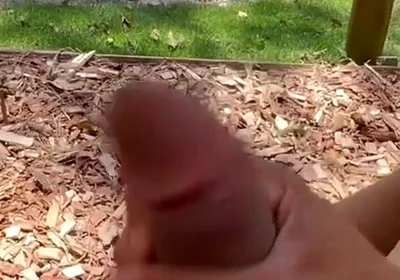 Handjob Outdoors with People Around Looking at Everything That Happened...