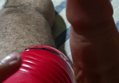 Hairy Stepdaddy Ejoying Sex Doll at Home