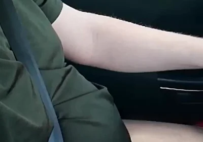 Nylon Fetish in the Dirt Road Search in the Car