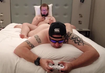 Playing Games While He Cums on Me