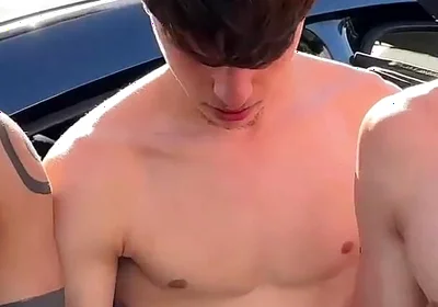 3 Uncut Twinks Suck Outdoor Hiking Almost Caught