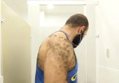 A Satisfying Post Workout Jerk off. Decided to Put My Load Somewhere Special This Time.