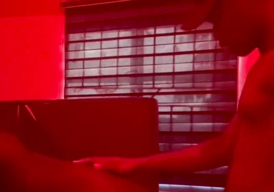 College Twink Friends Fuck After College Under Red Lights
