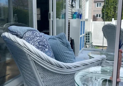 Hunk Stepdaddy Bear Naked Sunbathing in the Veranda 3
