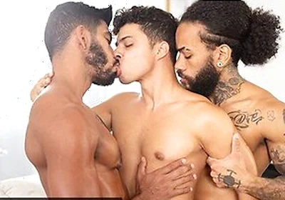 Diego Gets His Hole Pounded Hard By Andy Rodrigues And Gael In An Explosive Threesome
