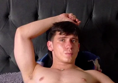 Latin Man Is Naked on His Bed and Shows His Ass