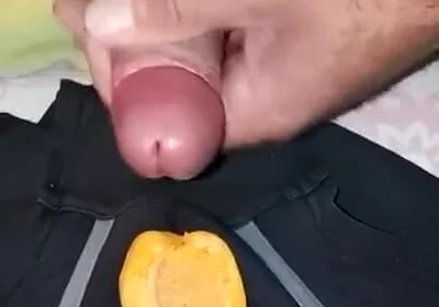 Breakfast with apricot and sperm