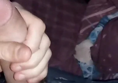 A Strong Erection at Night and a Little Masturbation!