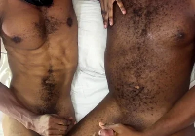 Sexy Roomies Jerking off Their Cocks