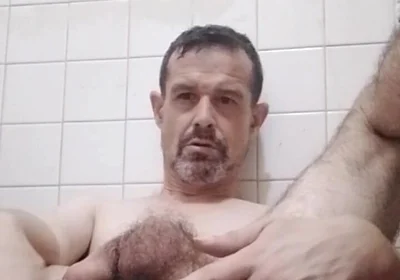 Cute Young Stepdaddy Fingering His Hairy Hole Until Prolapse