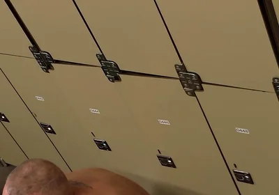 Stepdaddy Caught Fucking a Jock in the Locker Room