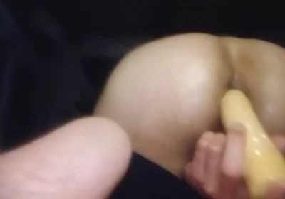 Anal Masturbation with Dildo