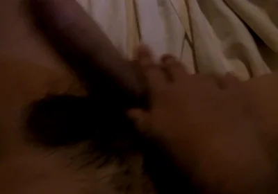 Jacking off His Morning Wood