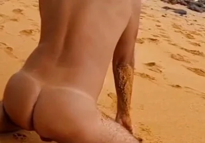 Ladysilva My Hot Ass on Beach