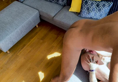 Arab Stepdaddy Using White Ftm Twink Pussy
