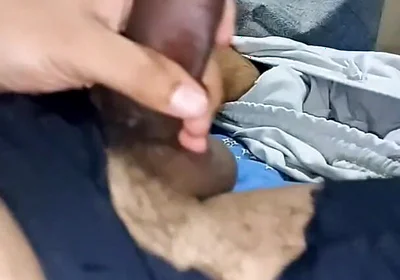 Stepdaddy Masturbating His Foreskin While Moaning and Talking Dirty