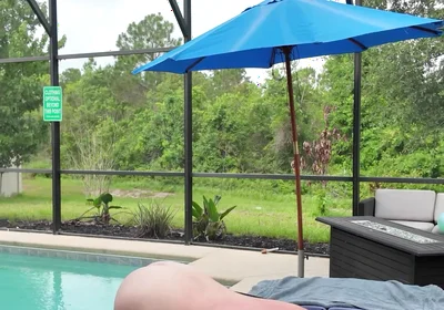 Taking Care of Allen by the Pool