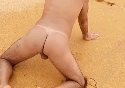 Ladysilva Sissy Hot Ass on the Beach