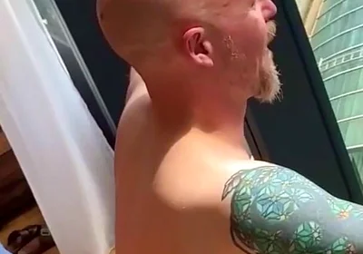 Breeding stepdaddy Against the Window