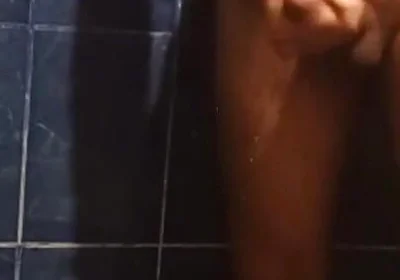 Stroking in the Shower - Tall Tatted Peruvian