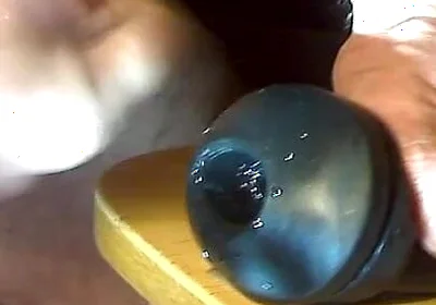 The Cock Wants to Feel the Tight Rubber Sleeve, and Cum From It!