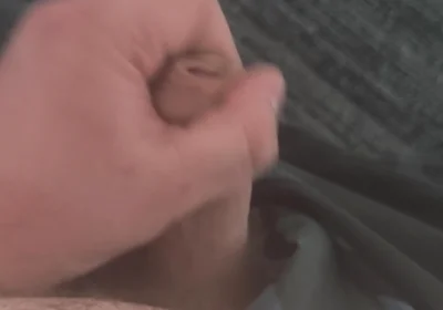 Fat Hairy Bear Jerks off in the Office and Cums on the Floor