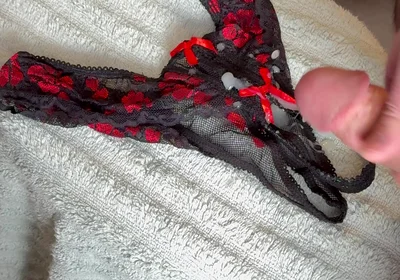 Cum on Wife’s Panties 11