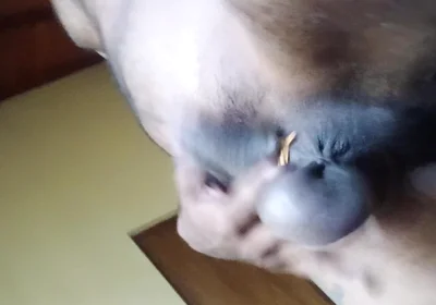 Uncut Cock an Balls Pressure Ring Swing