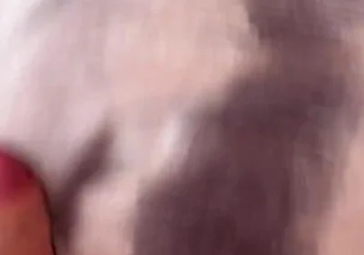 Masturbation with a Dick on a Pillow and Freehands Cum