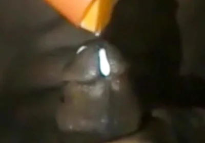 Passionately Stroking My BBC Cumming Hard