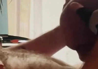 Daddy Bear Gloves Domination & Throat Fuck