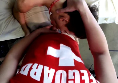Bareback Lifeguard Twinks