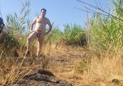 Naked Boy in Outdoor