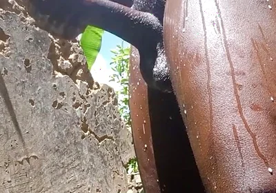 Teenfidelity Sexy Black Man Masturbating with High Intensity to Cum