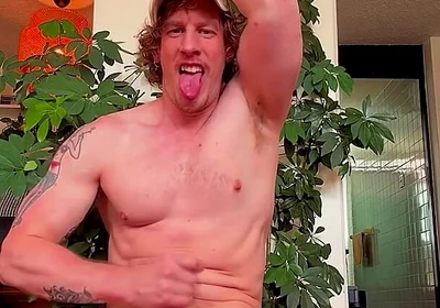 Gooning My Dong Until I Splat a Huge Load Ready for You to Taste